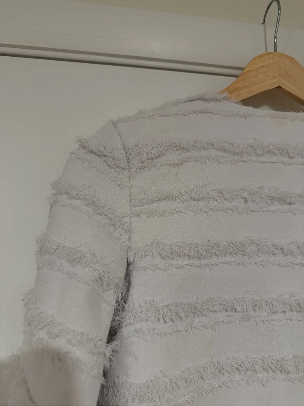 Janie and Jack • White Fringe Jacket